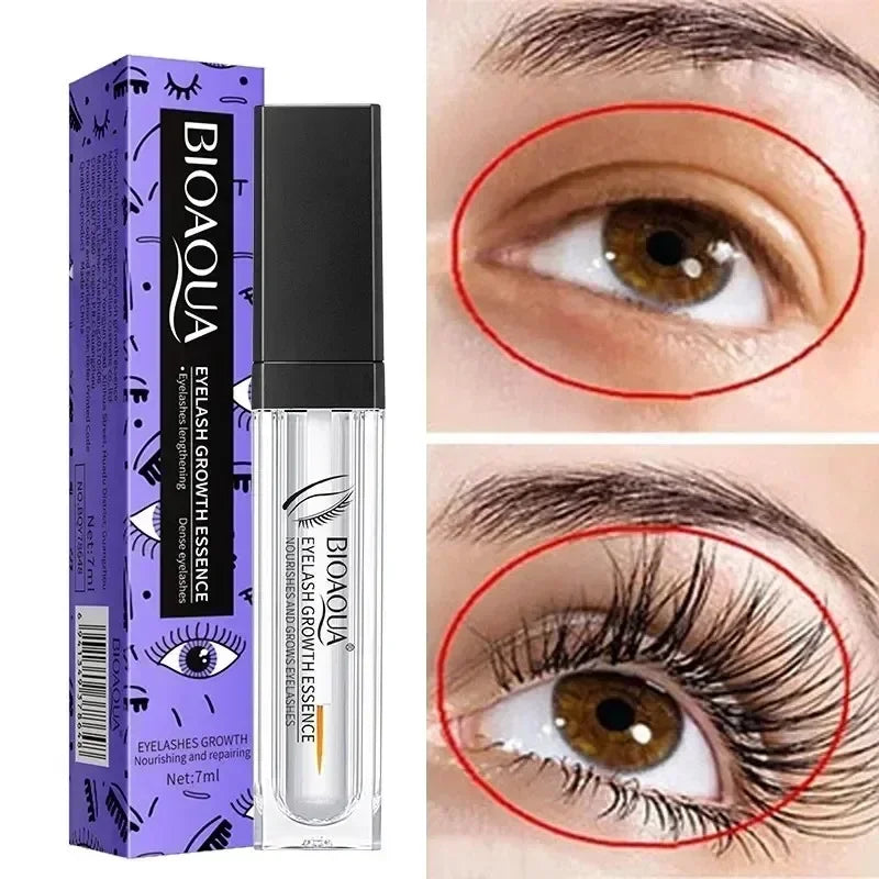 Eyelash & Eyebrow Growth Serum: Rapid, Powerful, Thick + Long, Dual-Zone Care | Cosmetic-Grade Extension Care