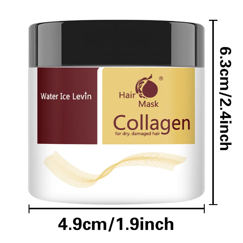 Collagen Hair Care Deep Repair Conditioning Moroccan Argan Oil Hair Mask Essence Suitable for Dry and Damaged Hair
