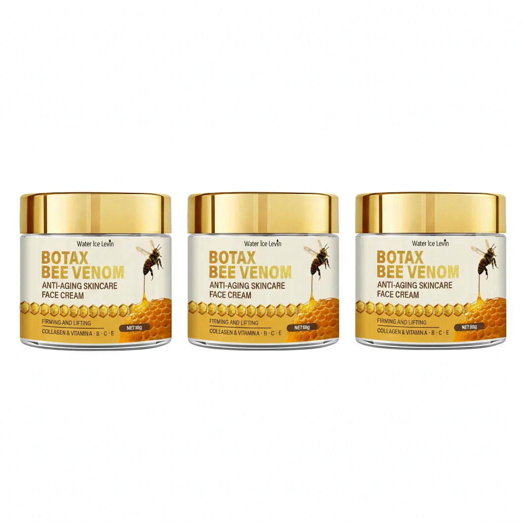 Bee Venom Face Cream with Collagen & Vitamin Infusion - Firming & Lifting Hydration, Fast Absorption, Winter Renewal