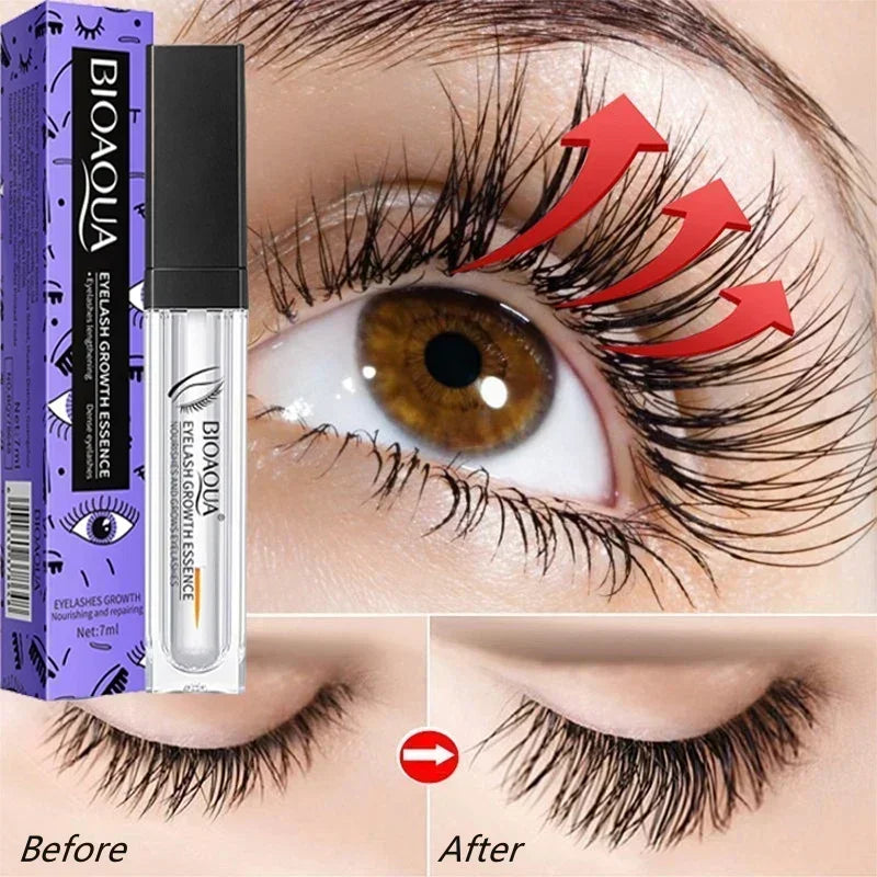Eyelash & Eyebrow Growth Serum: Rapid, Powerful, Thick + Long, Dual-Zone Care | Cosmetic-Grade Extension Care