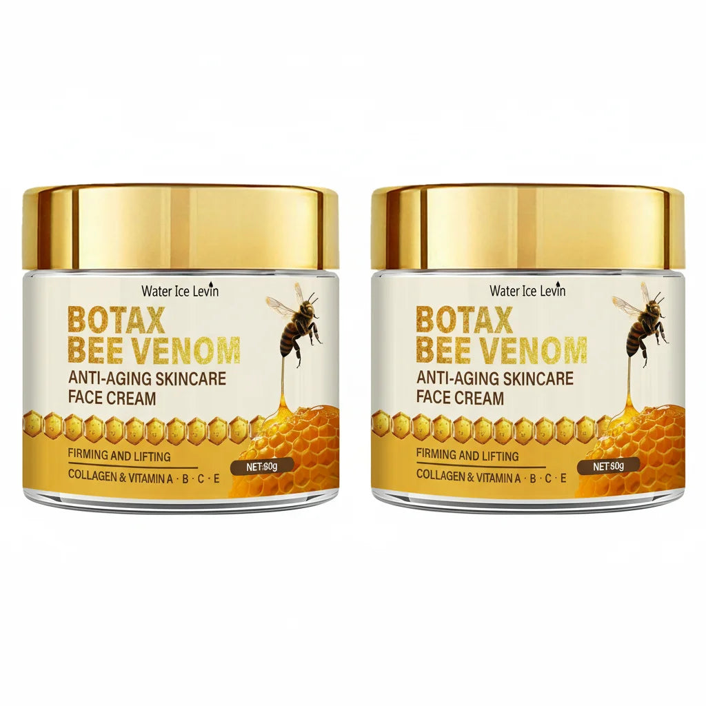 Bee Venom Face Cream with Collagen & Vitamin Infusion - Firming & Lifting Hydration, Fast Absorption, Winter Renewal